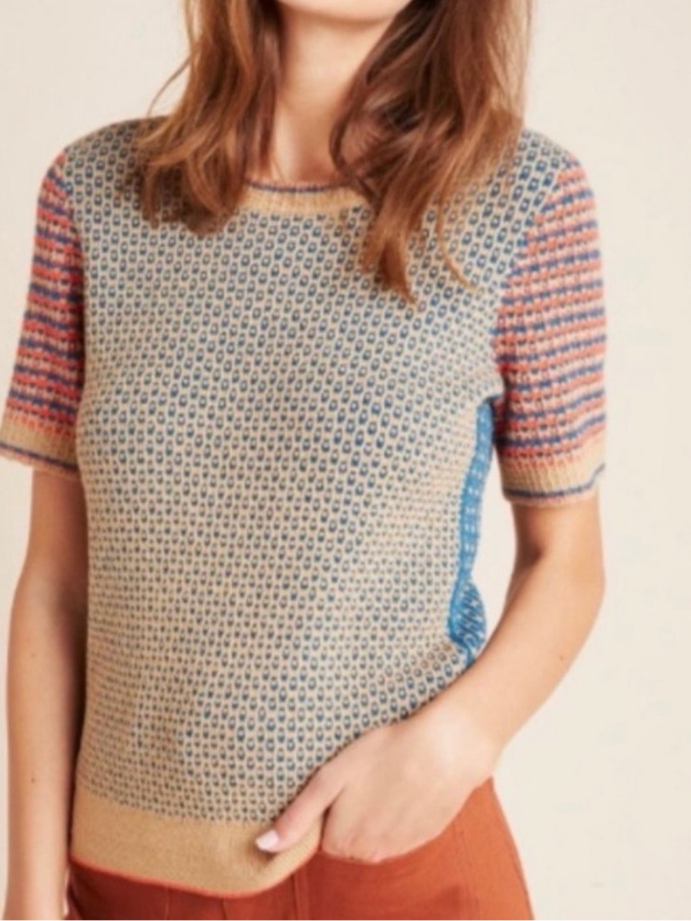 Anthropologie Keaton Sweater Tee